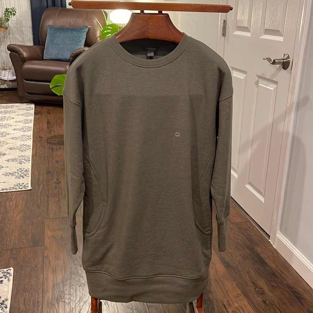 NWT Eddie Bauer Women’s Cozy Camp Sweatshirt sz XS Sprig
